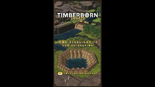 Dam Decoration  Mod Highlight 3  Timberborn Shorts [upl. by Ferdinande]