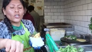 AREPA AND QUINOA CAMDEN MARKET LONDON STREET FOOD [upl. by Emiatej]