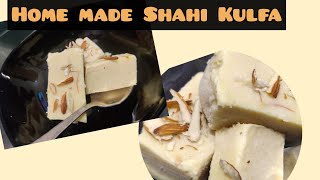 Shahi kulfahome made jhut put kulfasummers delight [upl. by Dougy]