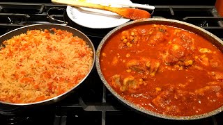 Piernas de pollo en Salsa chipotle  Un arroz simple con mucho sabor [upl. by Everett]