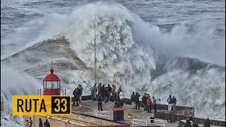 Las olas gigantes de Nazaré  Portugal [upl. by Lydell]