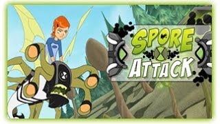 Ben 10  Spore Attack  Ben 10 Games [upl. by Azial103]