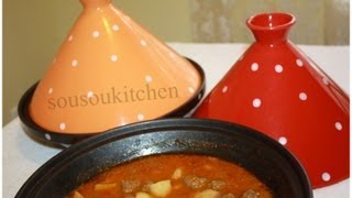 Tajine de boulettes de viande hachéetajine kefta طجين بالكفتة  Meat ball tagine [upl. by Margret655]