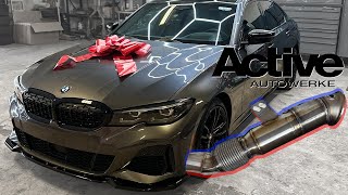 Buying A 2022 M340i  Active Autowerke Downpipe Install  EHOONS G20 Build Ep 1 [upl. by Madid]