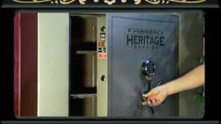 Gun Safes from Heritage Safe Company  wwwHeritageSafecom [upl. by Ennahtebazile]