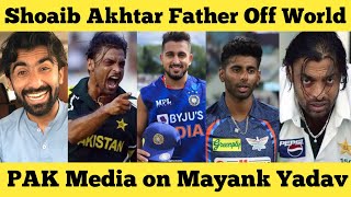 shoaib akhtar fastest ball  mayank yadav fastest ball  pak media on ipl 2024  india media on pak [upl. by Atteloj311]