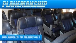 Aeromexico First Class Seat 1A LAX  MEX to see MORRISSEY [upl. by Enisaj]