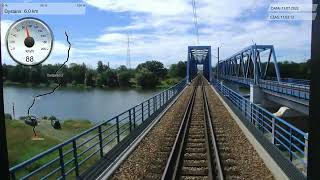 Rearview WROCŁAW  GDYNIA  IC 6502 quotHeweliuszquot 13072022 [upl. by Monson195]