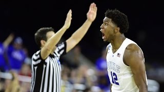 Gonzaga vs Duke Justise Winslow 3pt [upl. by Barden]