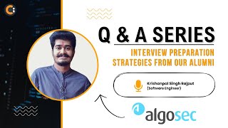 Prepare for Your SDE Interview  Ft Krishanpal  SDE at Algosec [upl. by Sharona]