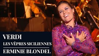 VERDI  Les Vêpres Siciliennes  quotMercè Dilette amichequot by Erminie Blondel  Live HD [upl. by Ylluz361]