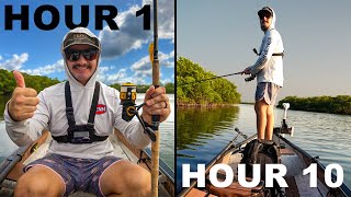 24 Hour Florida Snook Fishing Challenge  Can I Do It [upl. by Aenneea184]