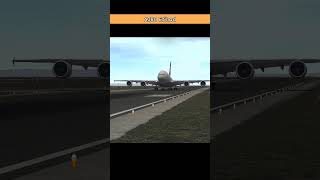 Airbus A380 Etihad Soars on Takeoff aviation airplane shorts [upl. by Narmak]