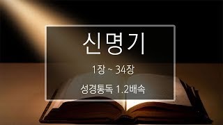 성경 읽기 신명기 1장  34장 [upl. by Aicnom]