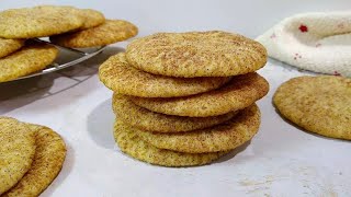 Soft and Chewy SNICKERDOODLE Cookie Recipe  No Mixer Needed [upl. by Martinson]