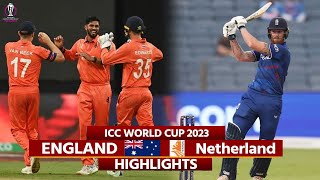 England Vs Netherlands Highlights World Cup  ENG vs NED Highlights  World Cup Match Highlights [upl. by Aled]