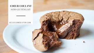 Coeur coulant  Recette sans gluten et sans lait [upl. by Kingsbury]