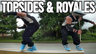 TOPSIDES amp ROYALES  Razor SL  Aggressive Inline Skate Vlog [upl. by Piefer631]