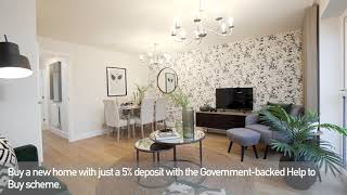 Barratt Homes Folkestone 3 bedroom home at Hawk Rise [upl. by Misaq]