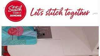 Janome Stitch Club July [upl. by Anitsyrc455]