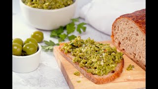 Easy Vegan Castelvetrano Tapenade [upl. by Trebleht756]