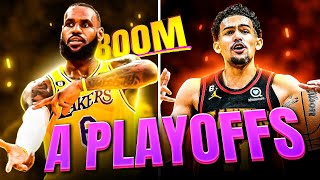 ¡LAKERS Y HAWKS ENTRAN EN PLAYOFFS ¡TREMENDO LEBRON [upl. by Hajidahk284]