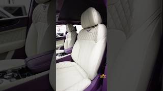 Bentley interior leather custom upholstery upgrade two tone [upl. by Navi217]