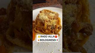 AUTÉNTICO RAGÚ alla BOLOGNESE🇮🇹🍝⚠️ pasta chefroberta comida [upl. by Aibos]