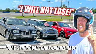 CHEAP CAR BATTLE Racing Our 3000 Budget Cars [upl. by Balac601]