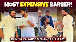 🔥 Worlds Most Expensive Barber  Duniya Ka Sabse Mehanga Hajaam 😂 [upl. by Violante]