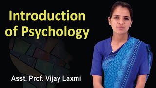 Psychology  An Introduction  What is Psychology  Definition and Goal  B A  By Vijay Laxmi [upl. by Ahsiekrats]