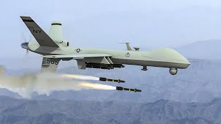 MQ9 Reaper Drone Engaged in US Surveillance Operations [upl. by Haslam]