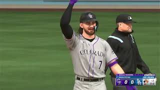 Dodgers Vs Rockies Simulação MLB 210924 Xbox Series S The Show 24 [upl. by Theron229]