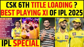 🔴IPL 2025 CSK JITEGA 6TH TITLE AUCTION STRATEGY BEST XI TARGET PLAYERS [upl. by Ahsek278]