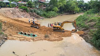 Wonderful 100 Complete By The Bulldozer Building New Road Cut Of Canal Side [upl. by Anahsirk]