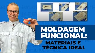 Moldagem funcional em prótese total o passo a passo da técnica [upl. by Aihtibat]