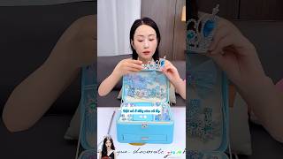 Hộp trang sức công chúa elsa siêu đẹp lấp lánh công chúa nhỏ nào cũng thích shorts short funny [upl. by Strohl]