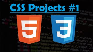 CSS Projects 1  A practice site for beginners [upl. by Cindelyn]