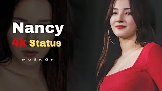 Queen of South Korea Nancy momoland whatsApp status  Full screen  Muskan Edit 4k statustranding [upl. by Tebazile]