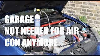 How to ReGas Air Con Yourself  PerformanceCars [upl. by Nahama]