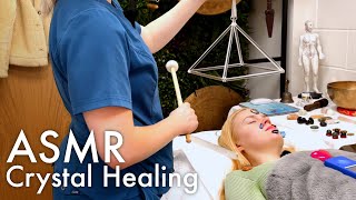 ASMR Crystal facial reiki sound healing with StarFreudWellness Unintentional ASMR [upl. by Sutsugua]