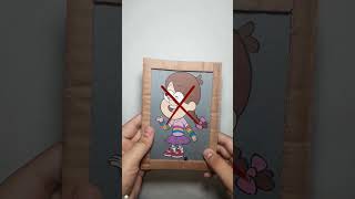 Mabel pines cardboard play game shorts viralshorts gravityfalls art [upl. by Cod]