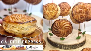 Mini galettes des rois frangipane rapide et facile👑 [upl. by Boarer]