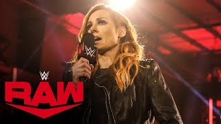 Becky Lynch announces she’s pregnant Raw May 11 2020 [upl. by Leoy231]