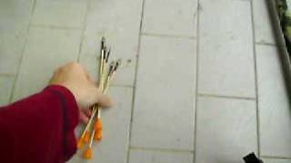 Shooting homemade hunting darts [upl. by Flanigan]