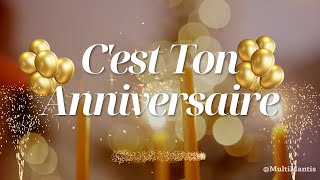 quotCest Ton Anniversairequot French song for beginners [upl. by Airalednac]