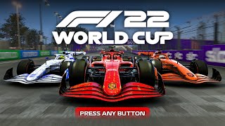 PLAYING A NEW FORMULA 1 WORLD CUP 2022 GAME [upl. by Ttevy]