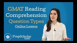 Online Lesson GMAT Reading Comprehension Question Types [upl. by Weixel52]