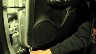 2015 Honda FIT speaker install pt 1 [upl. by Arrol]