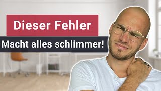 Nackenschmerzen Der größte Fehler den fast alle machen schnelle Lösung [upl. by Mahau]